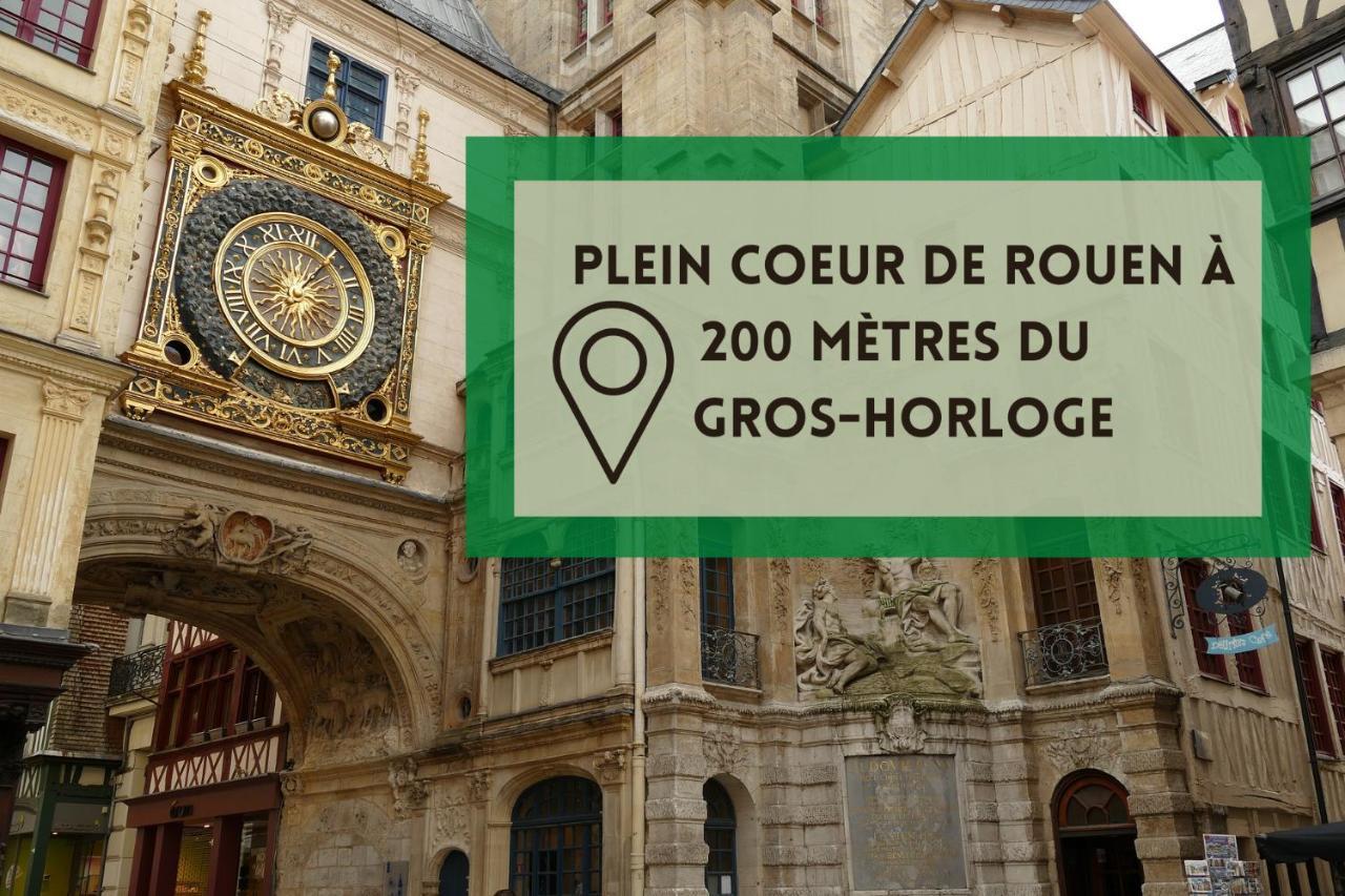 Studio Au Coeur De Rouen, 4 Personnes, Calme & Elegant ภายนอก รูปภาพ