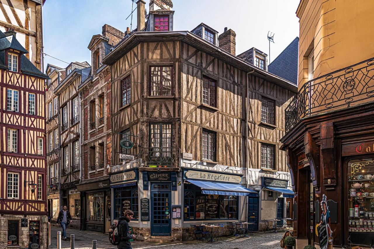 Studio Au Coeur De Rouen, 4 Personnes, Calme & Elegant ภายนอก รูปภาพ